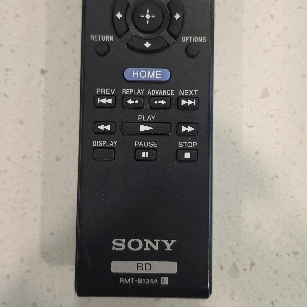 Sony RMT-B104A Blu-ray Disc Player Remote Control Black OEM Replacement